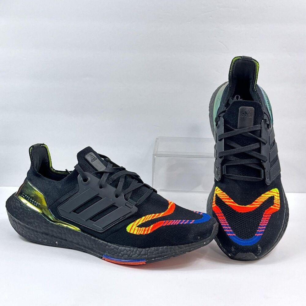 Adidas Ultraboost 22 Running Shoes Mens Size 11.5 Linear Energy Black